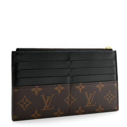 Louis Vuitton Monogram Slim Purse Black 2 of 6