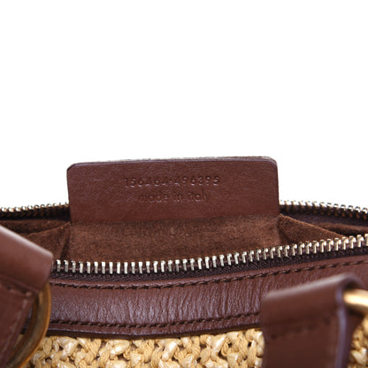 Saint Laurent Raffia Large Muse Brown 9 of 14