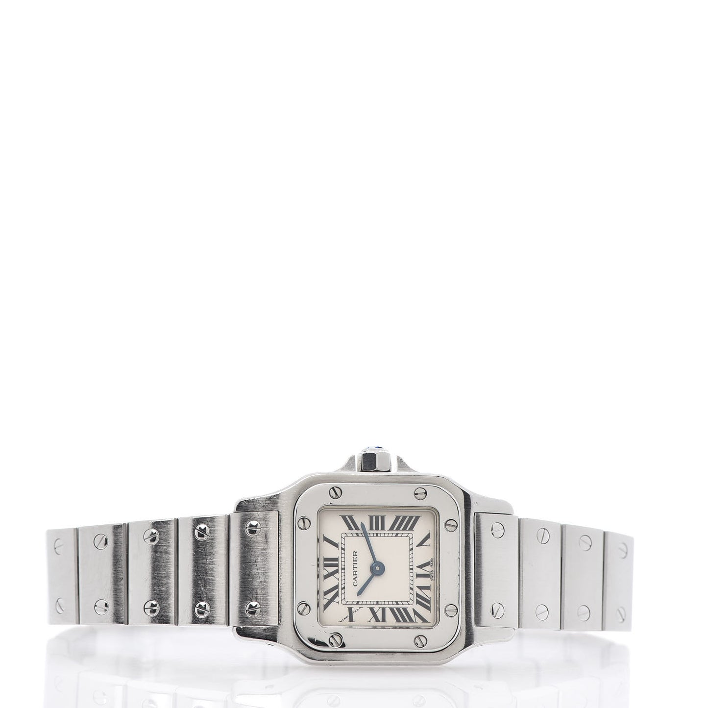 Stainless Steel 24mm Santos de Galbee Quartz Watch