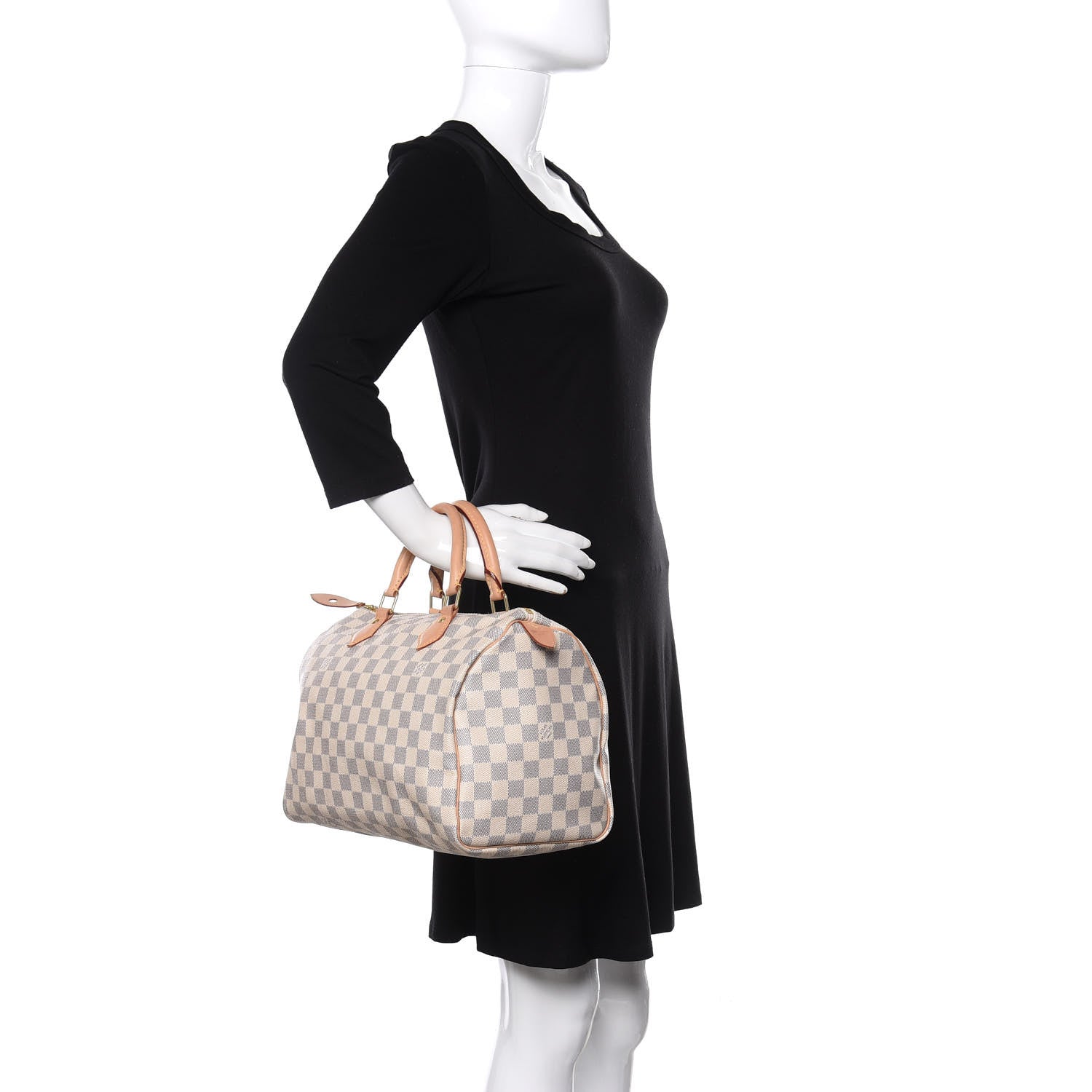 Louis Vuitton Damier Azur Speedy 30 2 of 9