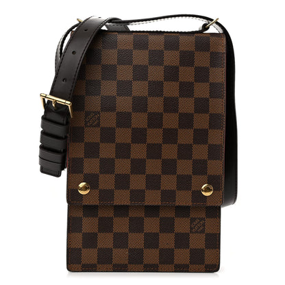 Louis Vuitton Damier Ebene Portobello Travel Shoulder Bag 1 of 9