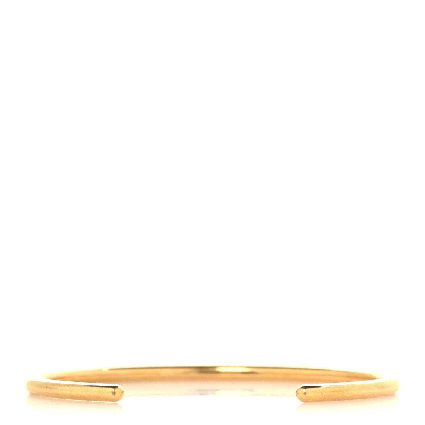 Metal Logo Cuff Bracelet M Gold