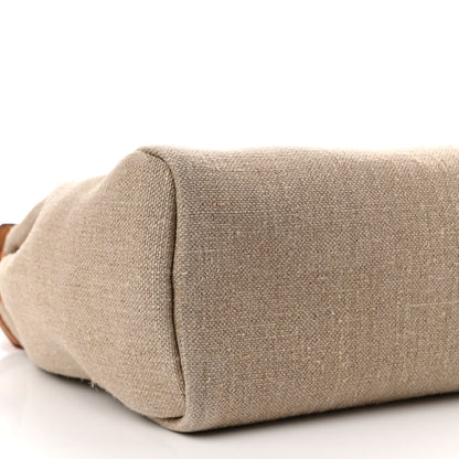 Hermes Toile De Camp Vache Hunter Herbag Zip Retourne 31 PM Ficelle Naturel 9 of 13