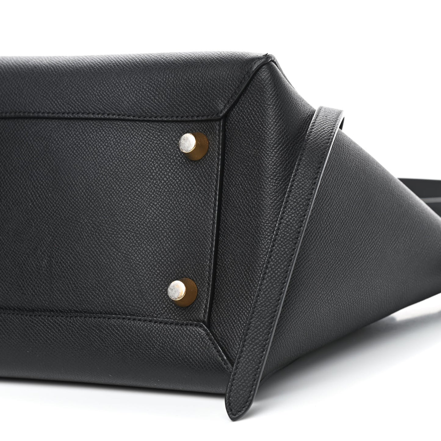 Grained Calfskin Mini Belt Bag Black