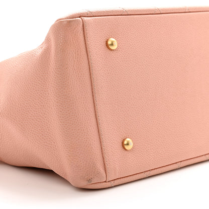 Chanel Caviar Quilted Petit Timeless Shopping Tote PTT Pink 10 of 16
