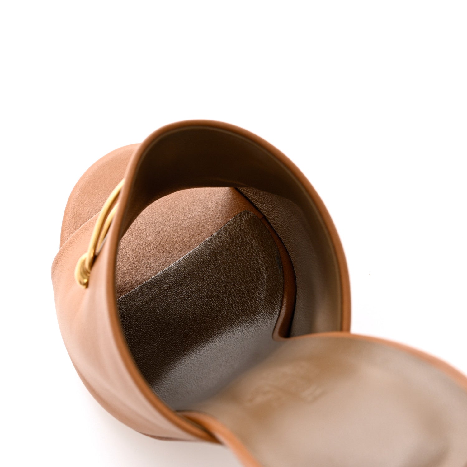 Hermes Calfskin Camilla Mules 36.5 Beige Dore 10 of 12
