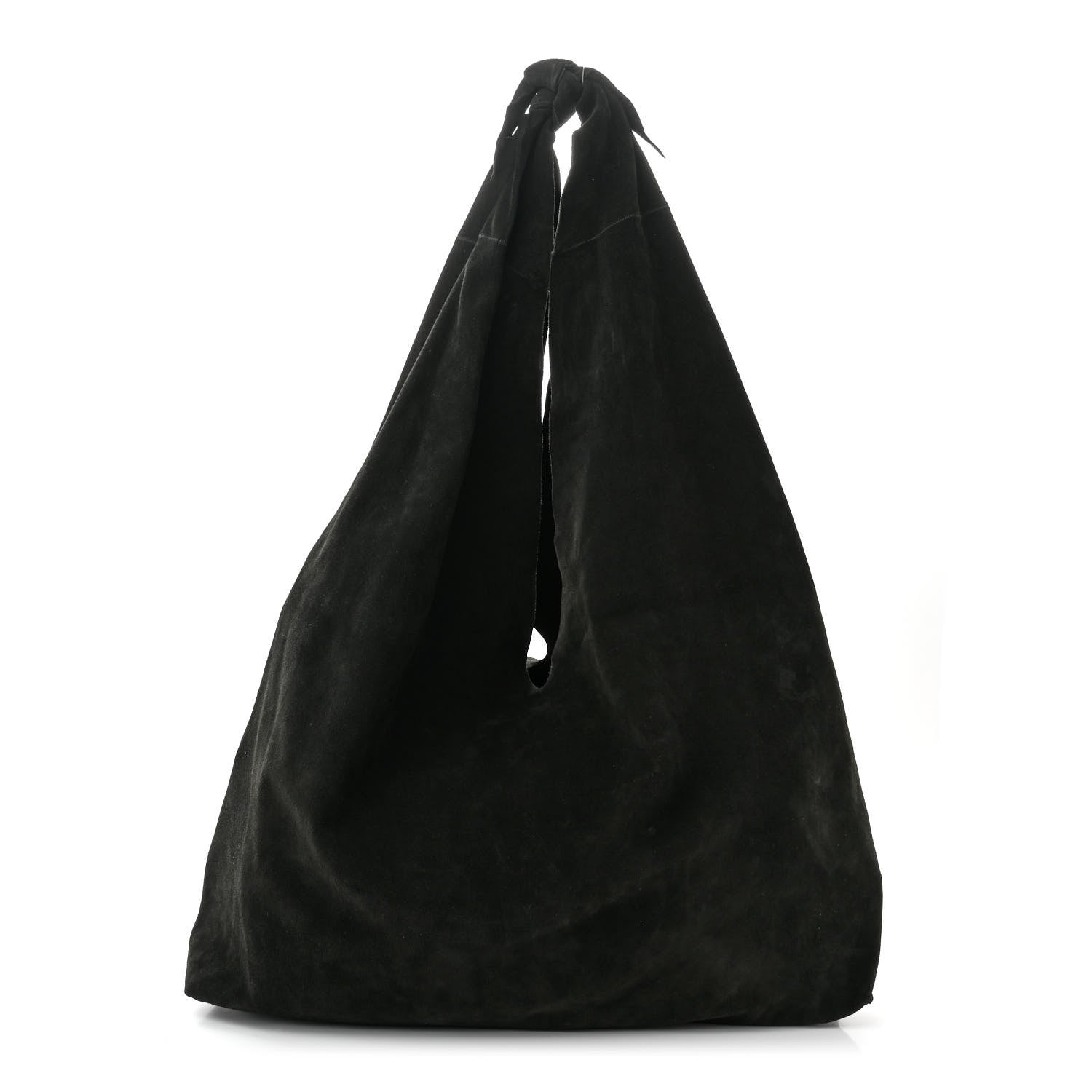 The Row Suede Bindle Bag Espresso 1 of 9