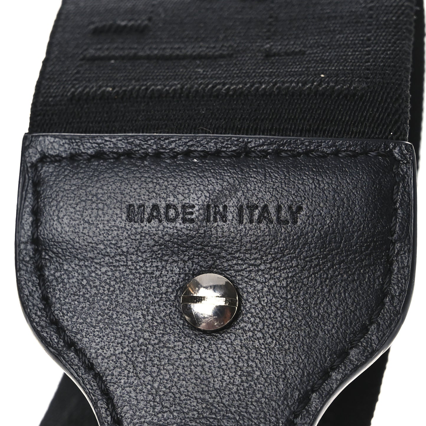 Calfskin Elastic FF Mini Strap Black