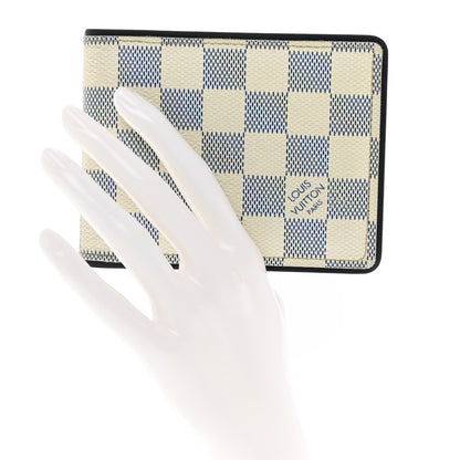 Louis Vuitton Damier Coastline Slender Wallet 2 of 9