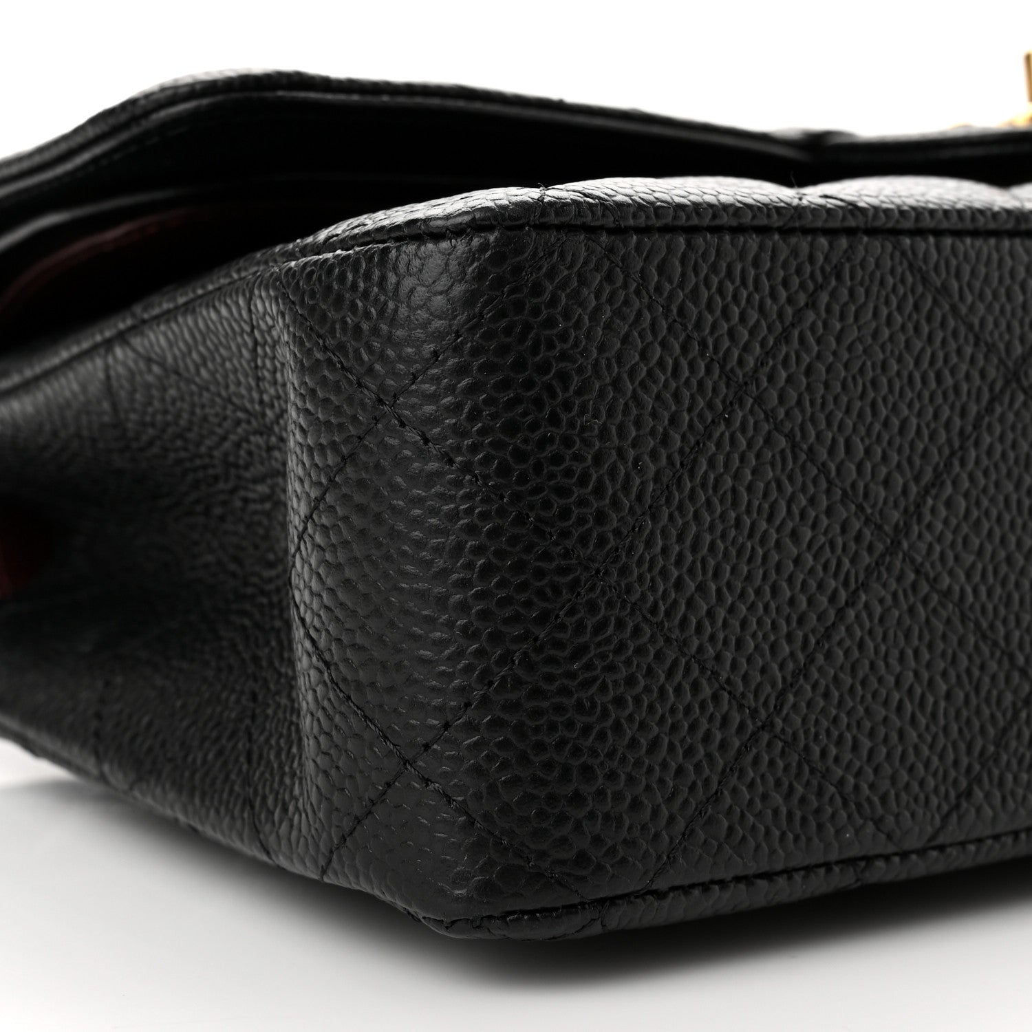 Chanel Caviar Quilted Medium Double Flap Black 9 of 10