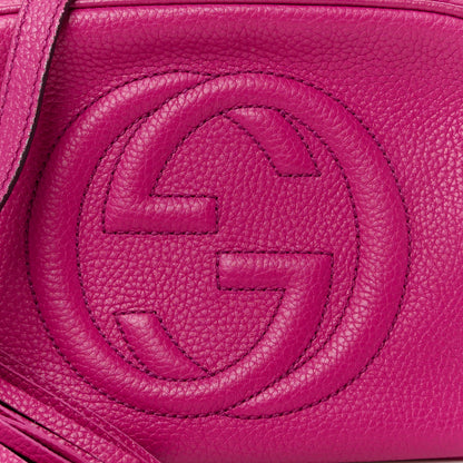 Gucci Cellrius Calfskin Small Soho Disco Bag Bright Bouganville 9 of 11