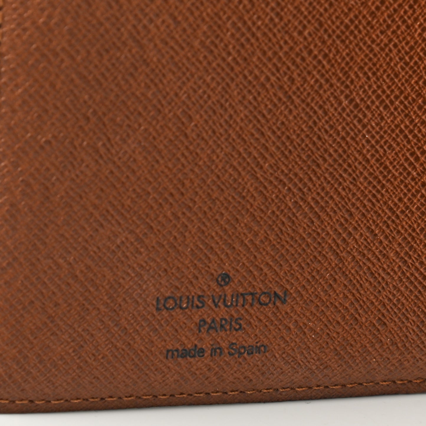Monogram Checkbook Holder Case Wallet