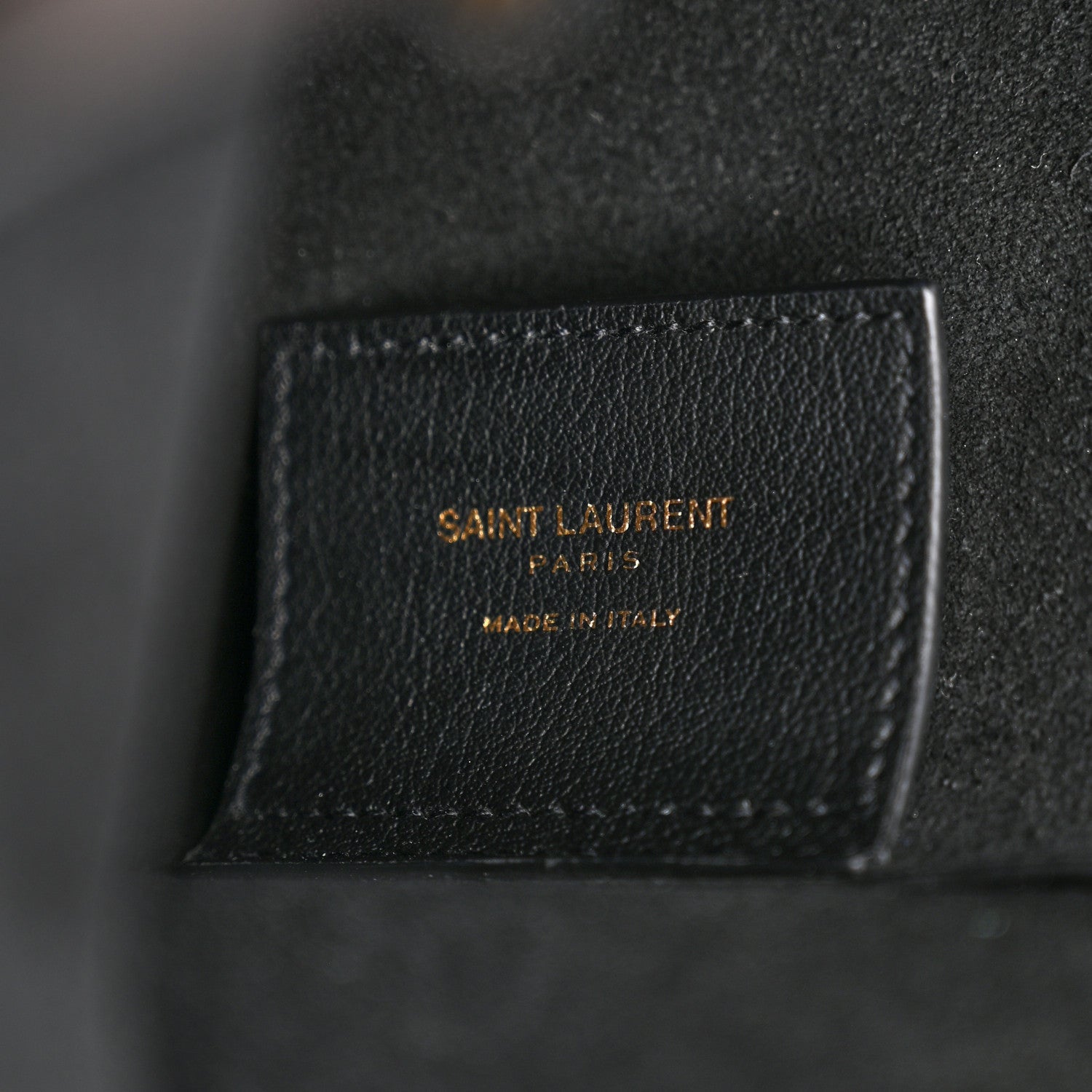 Saint Laurent Calfskin Toy Shopping Tote Black 6 of 10