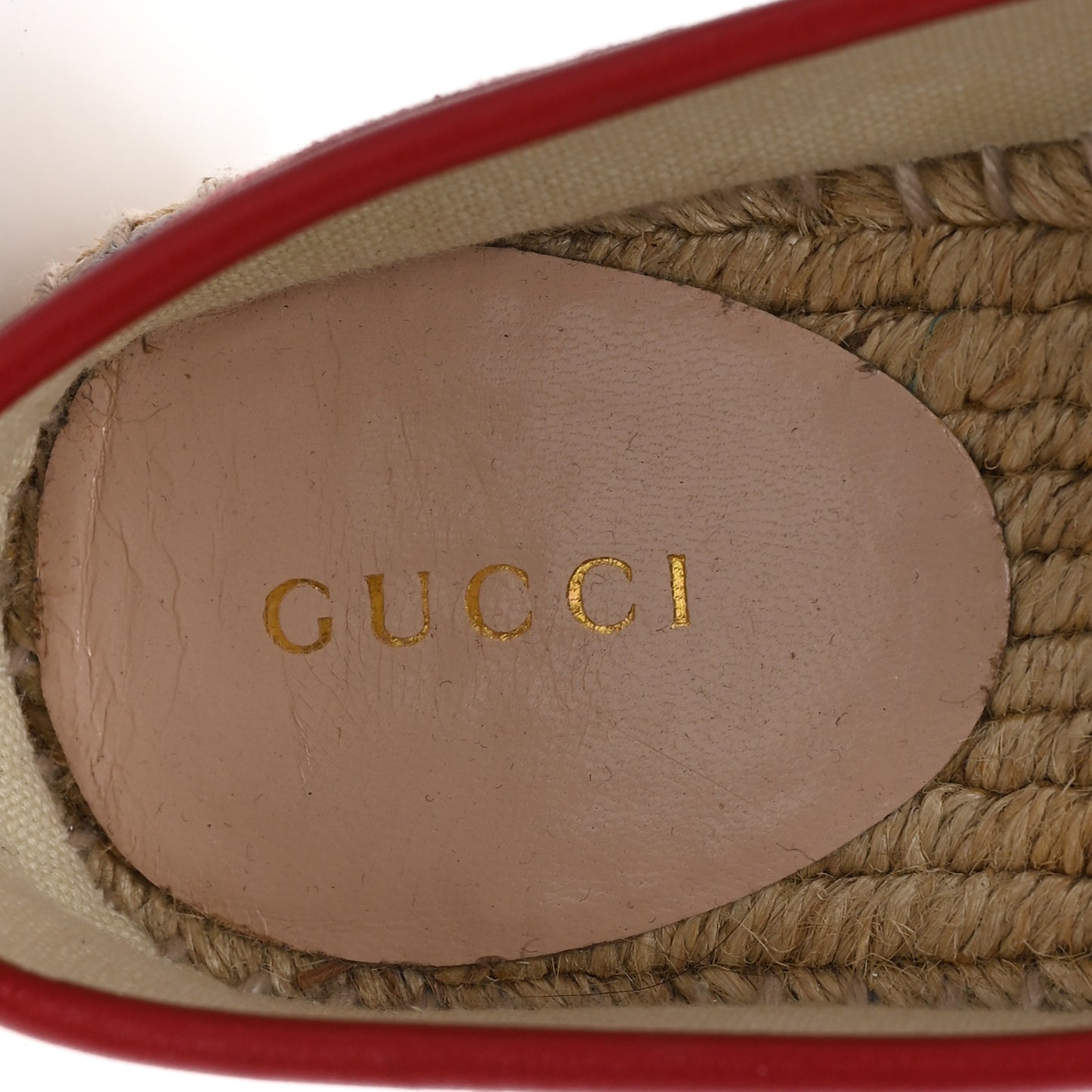 Canvas Sylvie Stripe Logo Platform Espadrilles 36 Mystic White Hibiscus Red Maritime
