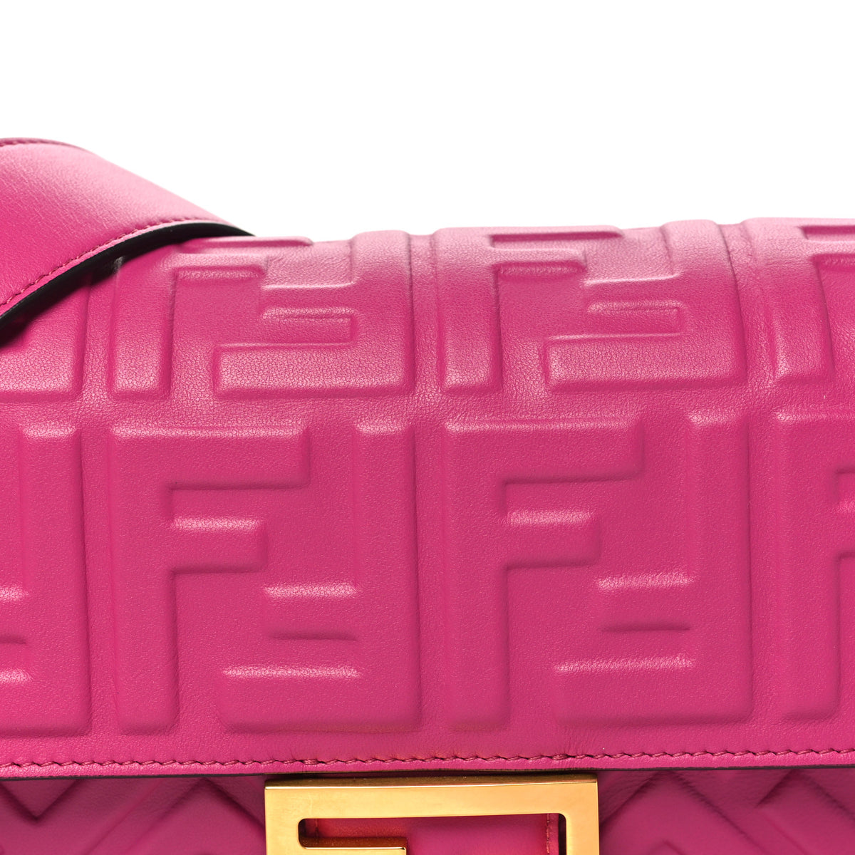 Nappa FF 1974 Embossed Baguette Ciclamino Pilar