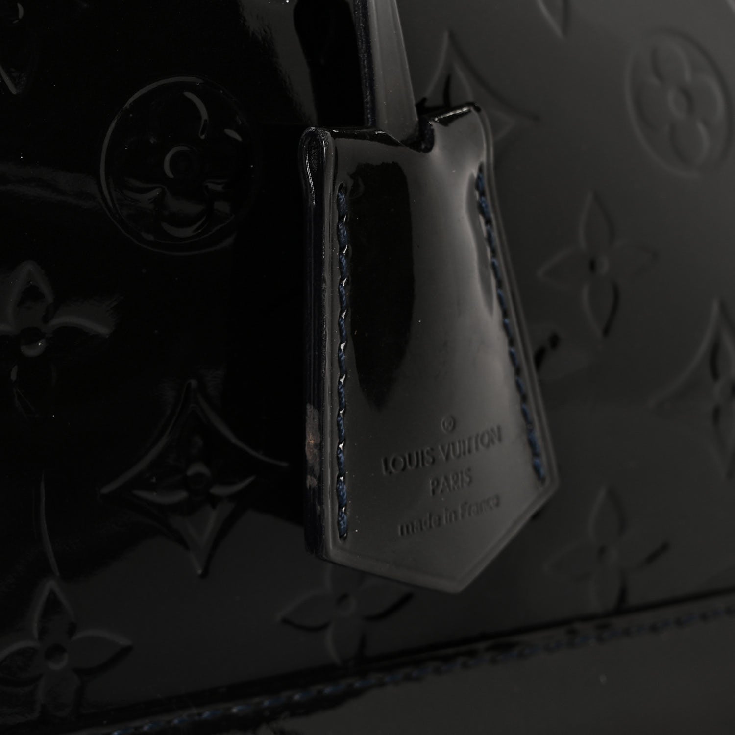 Louis Vuitton Vernis Alma GM Black 11 of 12