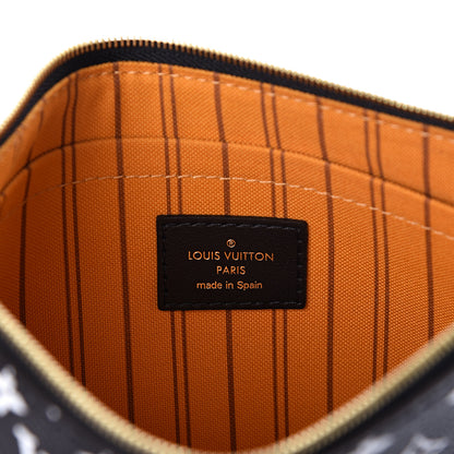 Louis Vuitton Monogram Giant Jungle Neverfull MM GM Pochette Black 6 of 6