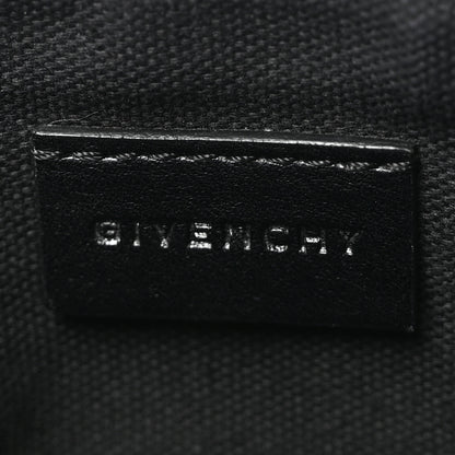 Givenchy Texutured Coated Canvas Rottweiler Print Medium Cosmetic Pouch Black 6 of 6