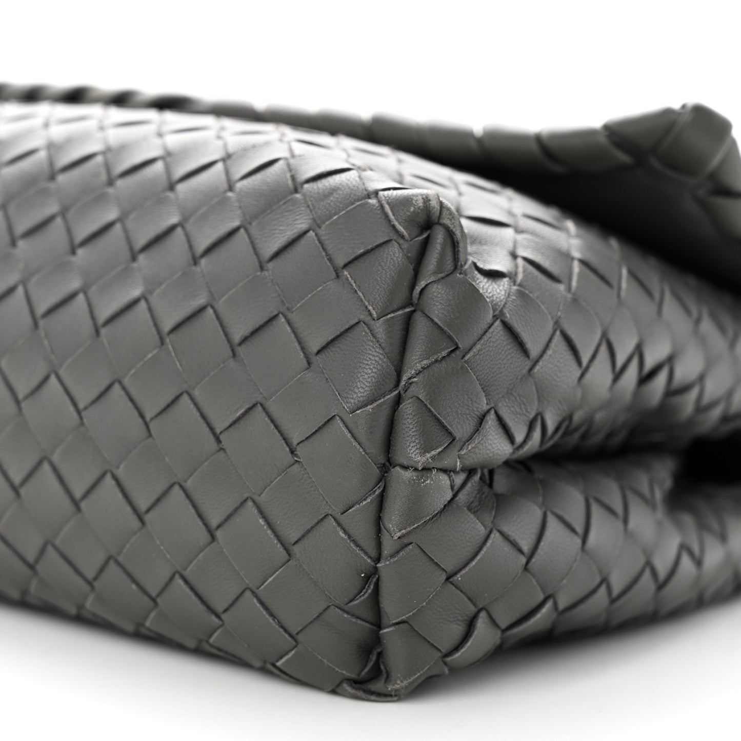 Nappa Intrecciato Medium Olimpia Bag Steel