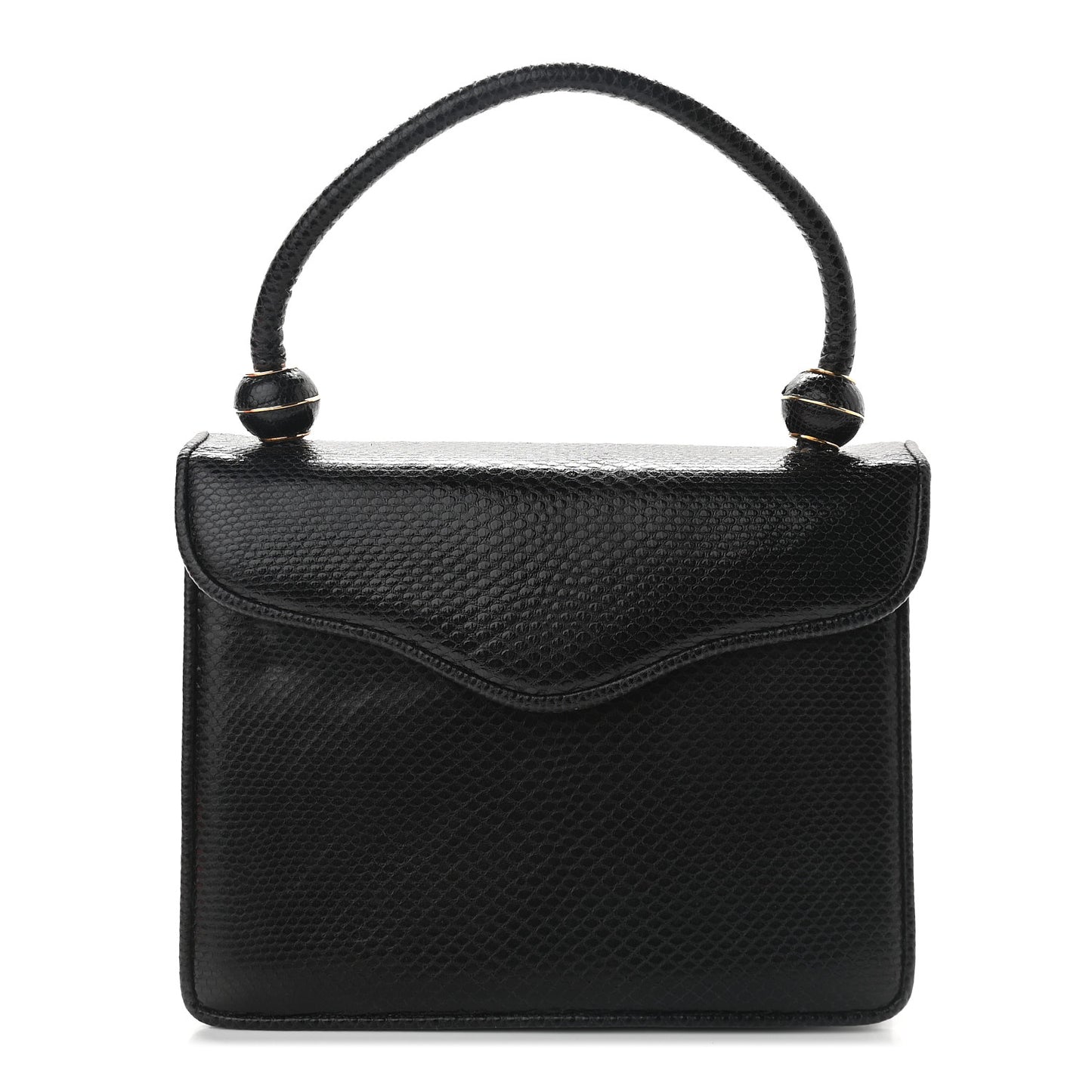 Lizard Evening Bag Black