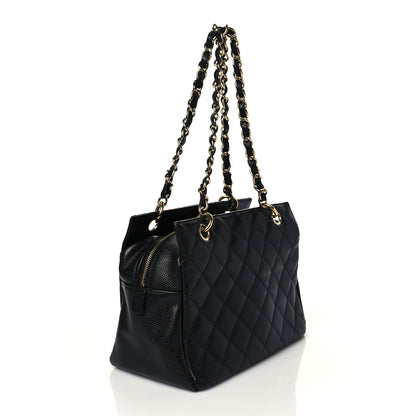 Chanel Caviar Quilted Petit Timeless Tote PTT Black 3 of 10