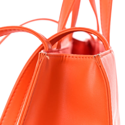 Telfar Vegan Leather Medium Shopping Bag Orange 16 of 17