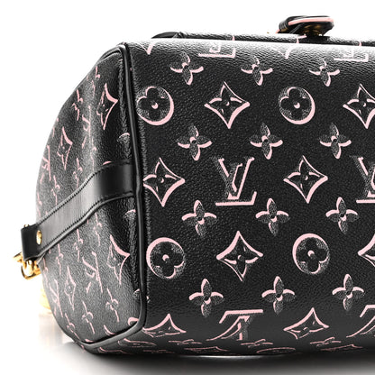 Louis Vuitton Monogram Fall for You Speedy Bandouliere 25 Black 8 of 9