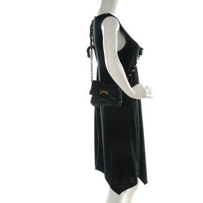 Lanvin Satin Quilted Mini Happy Pop Crossbody Black 2 of 8