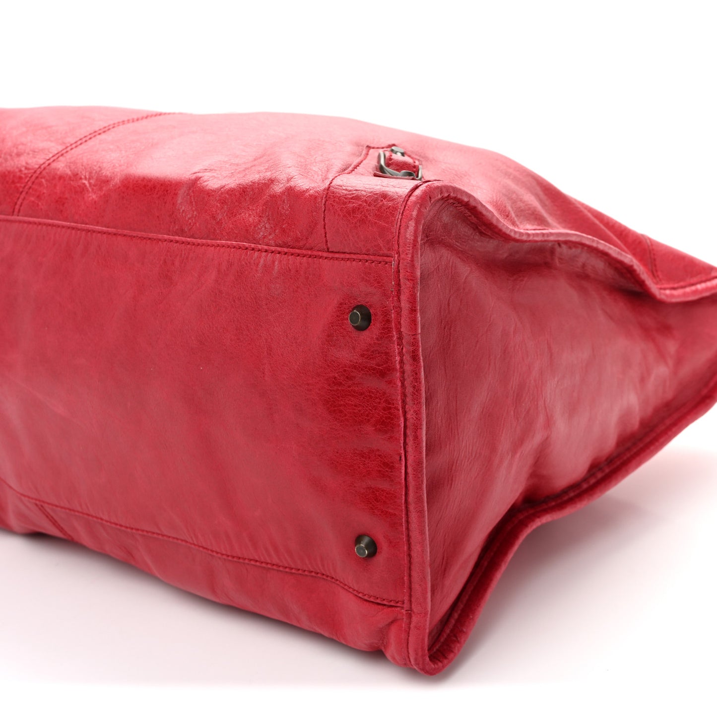 Agneau Classic Hardware Weekender Rouge Coquelicot