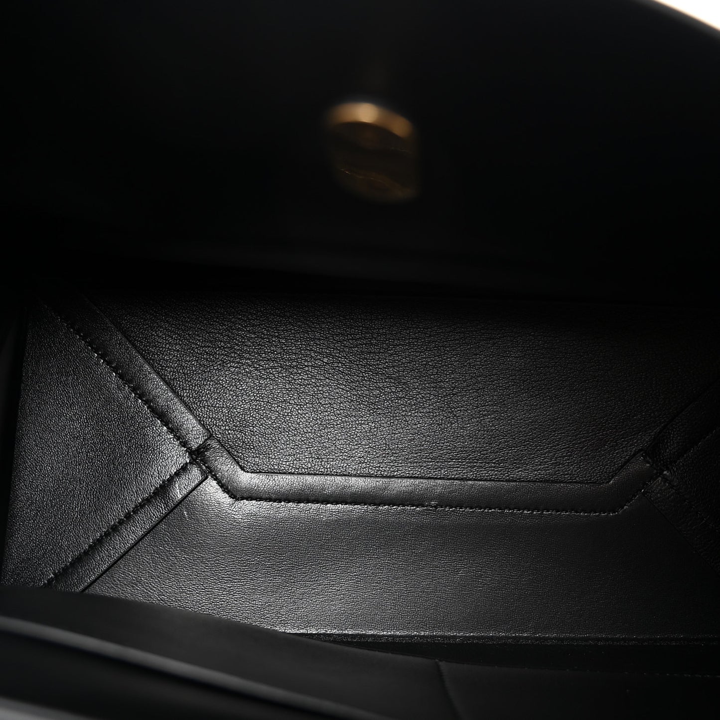 Natural Smooth Calfskin Medium Nano Top Handle Handbag Black