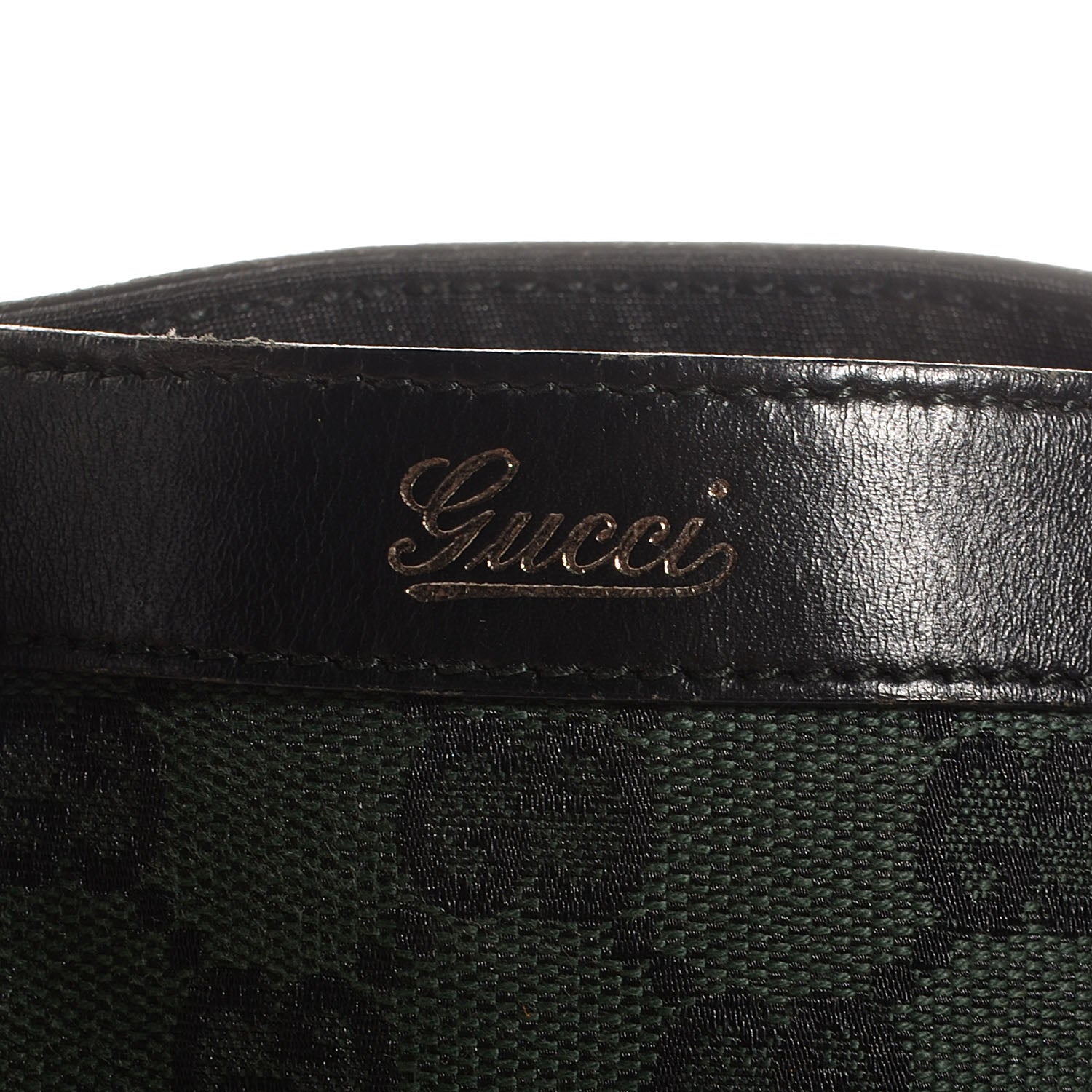Gucci Monogram Medium Abbey Convertible Tote Dark Green 8 of 8