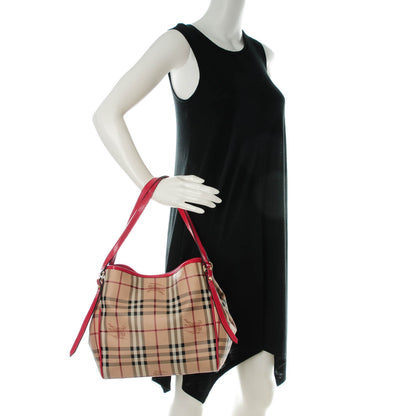 Burberry Haymarket Check Small Canterbury Tote Bright Rose 2 of 8