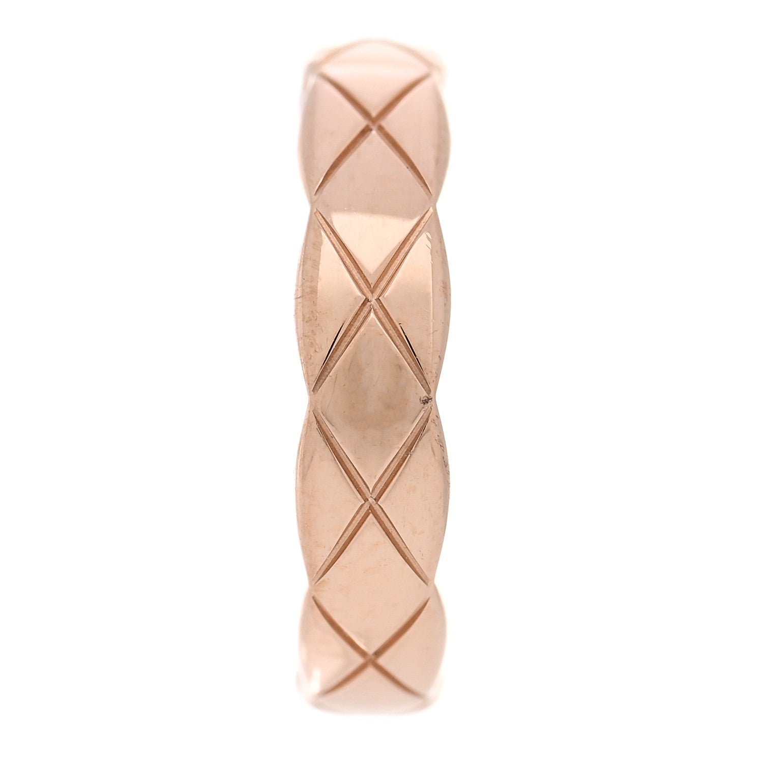 Chanel 18K Beige Gold Coco Crush Single Ear Cuff Earring 1 of 5
