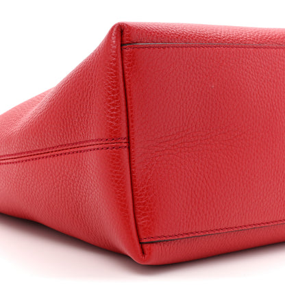 Gucci Pebbled Calfskin Medium Soho Chain Shoulder Bag Tabasco Red 9 of 9