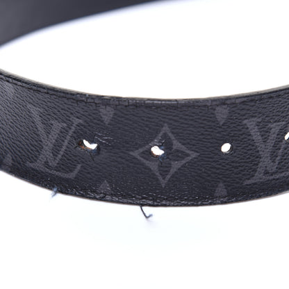 Louis Vuitton Monogram Eclipse Taigarama 40mm LV Initiales Reversible Belt 95 38 Black 6 of 11