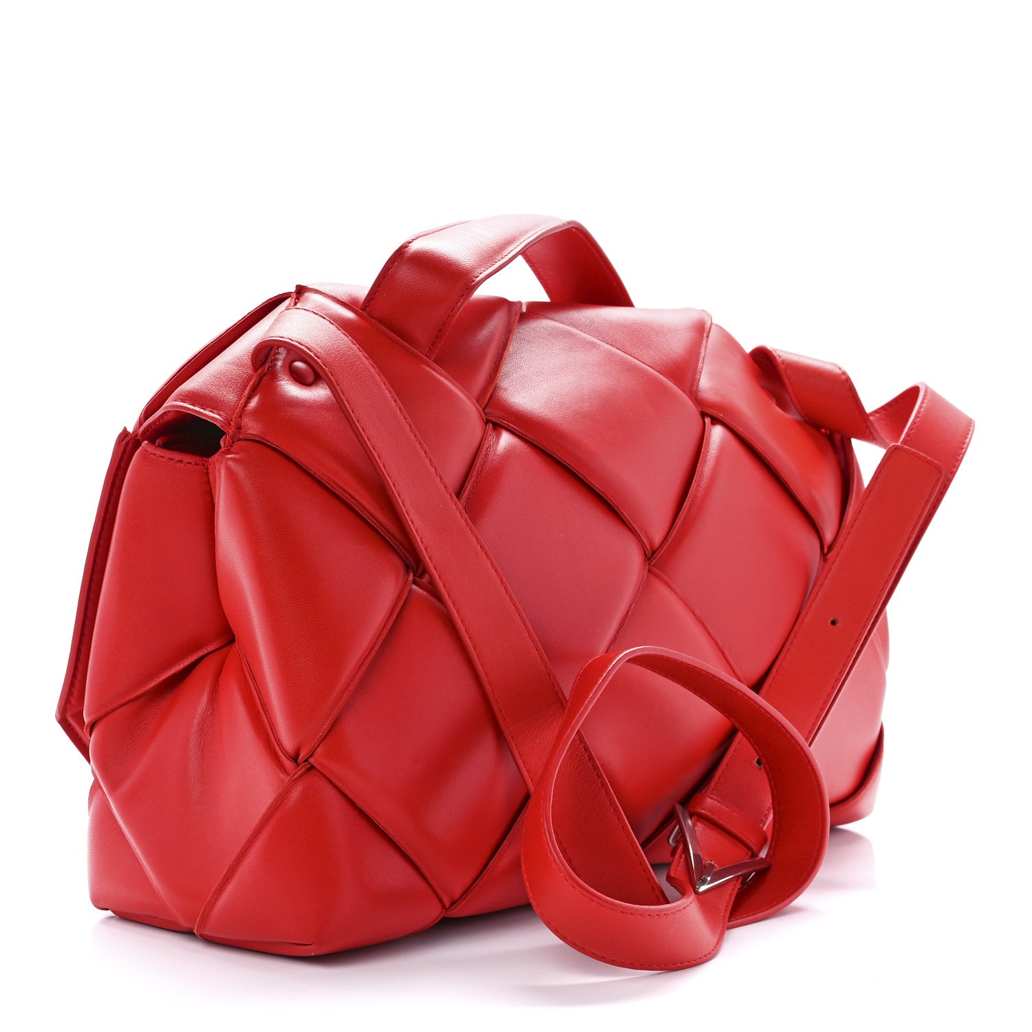 Bottega Veneta Nappa Intreccio Padded Top Handle Shoulder Bag Nail Polish 3 of 13