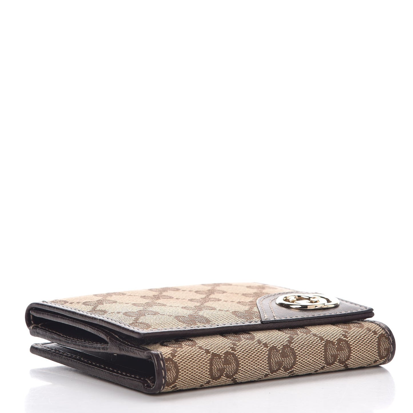 Monogram New Britt French Wallet Dark Brown