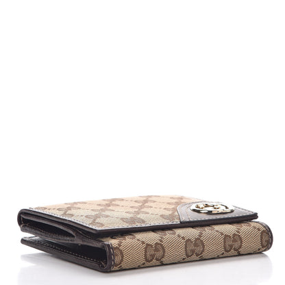 Gucci Monogram New Britt French Wallet Dark Brown 4 of 8