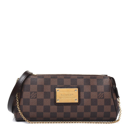 Louis Vuitton Damier Ebene Eva Clutch 1 of 11