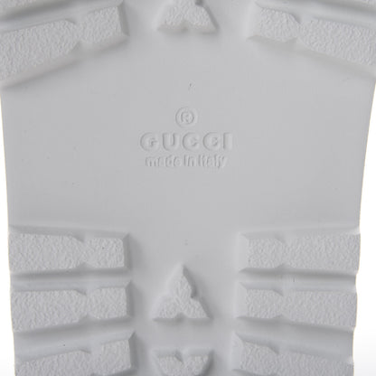 Gucci Rubber Web Mens Lug Sole Slide Sandals 9 Great White Green Red 8 of 10