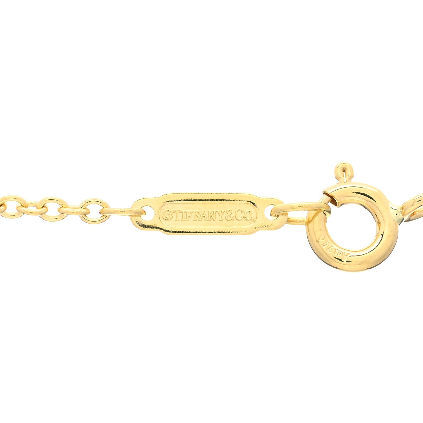 18K Yellow Gold Chain Necklace 18"