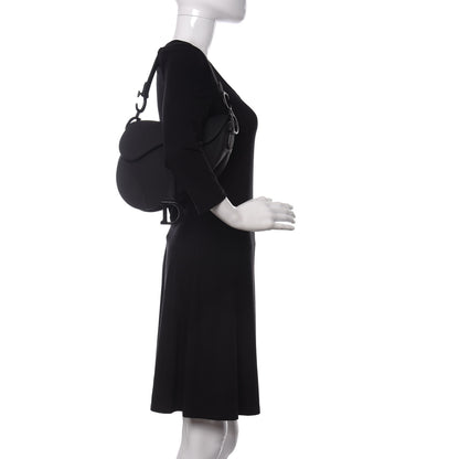 Christian Dior Ultra Matte Calfskin Saddle Bag Black 2 of 9
