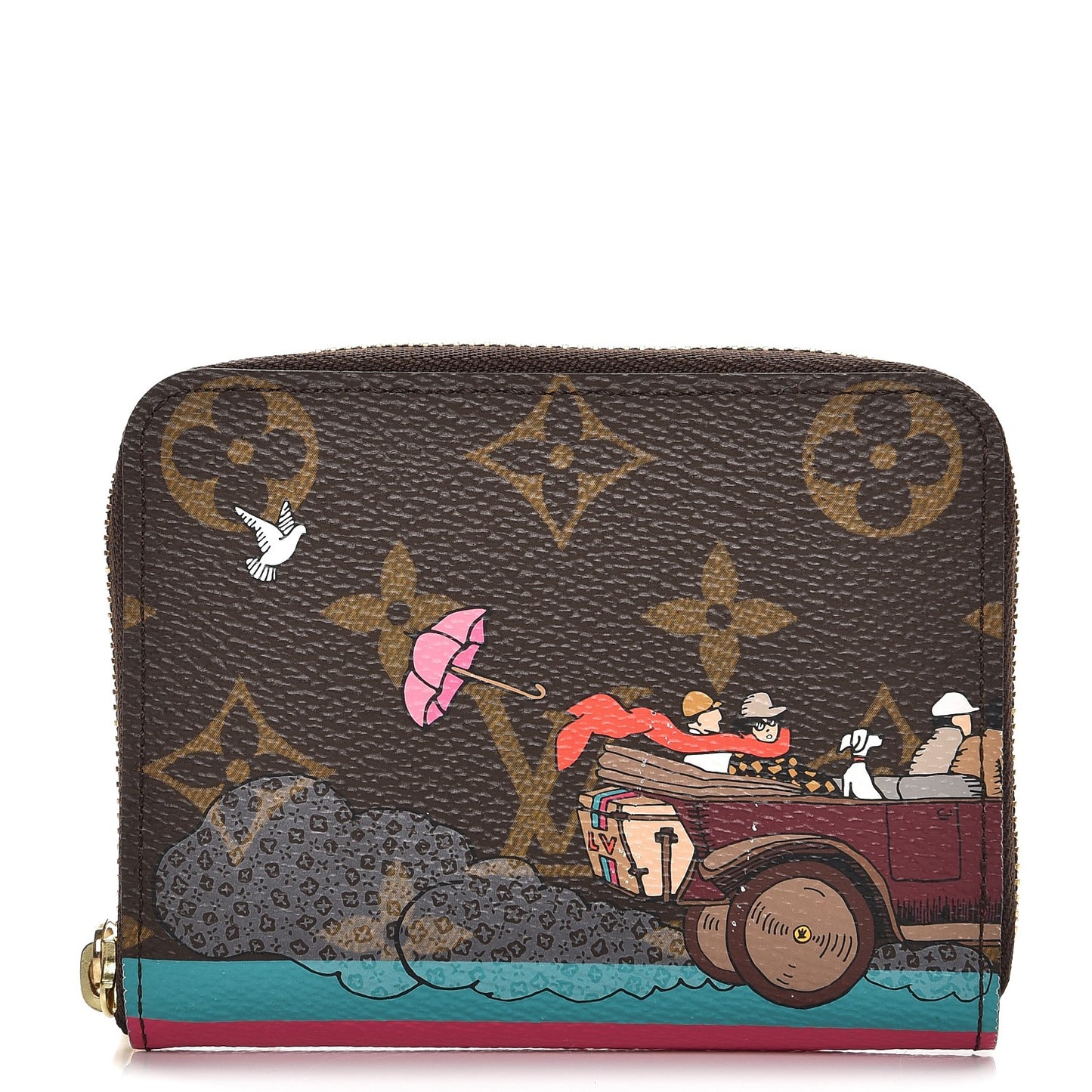 Monogram 2015 Christmas Animation Zippy Coin Purse
