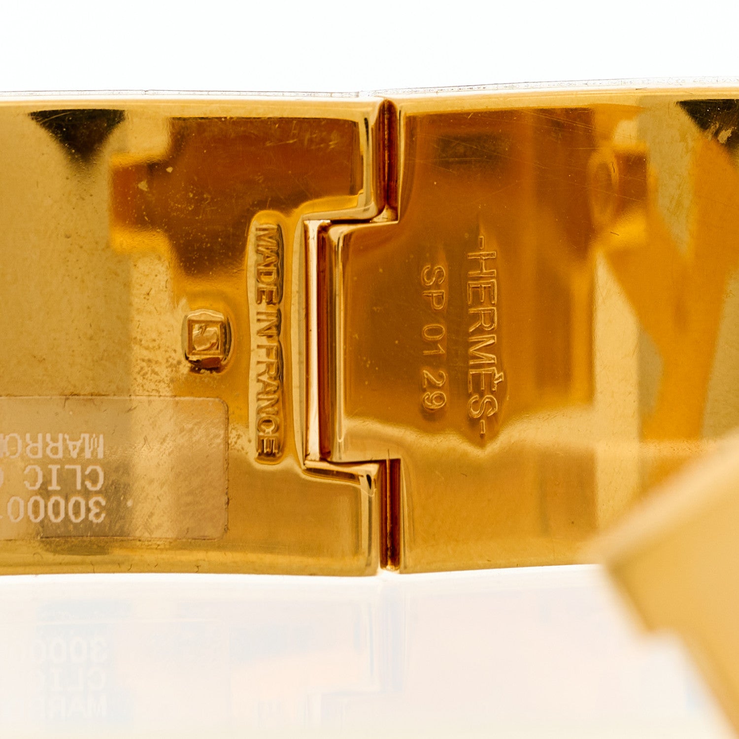 Hermes Enamel Wide Clic Clac H Bracelet PM Marron Glace 4 of 5