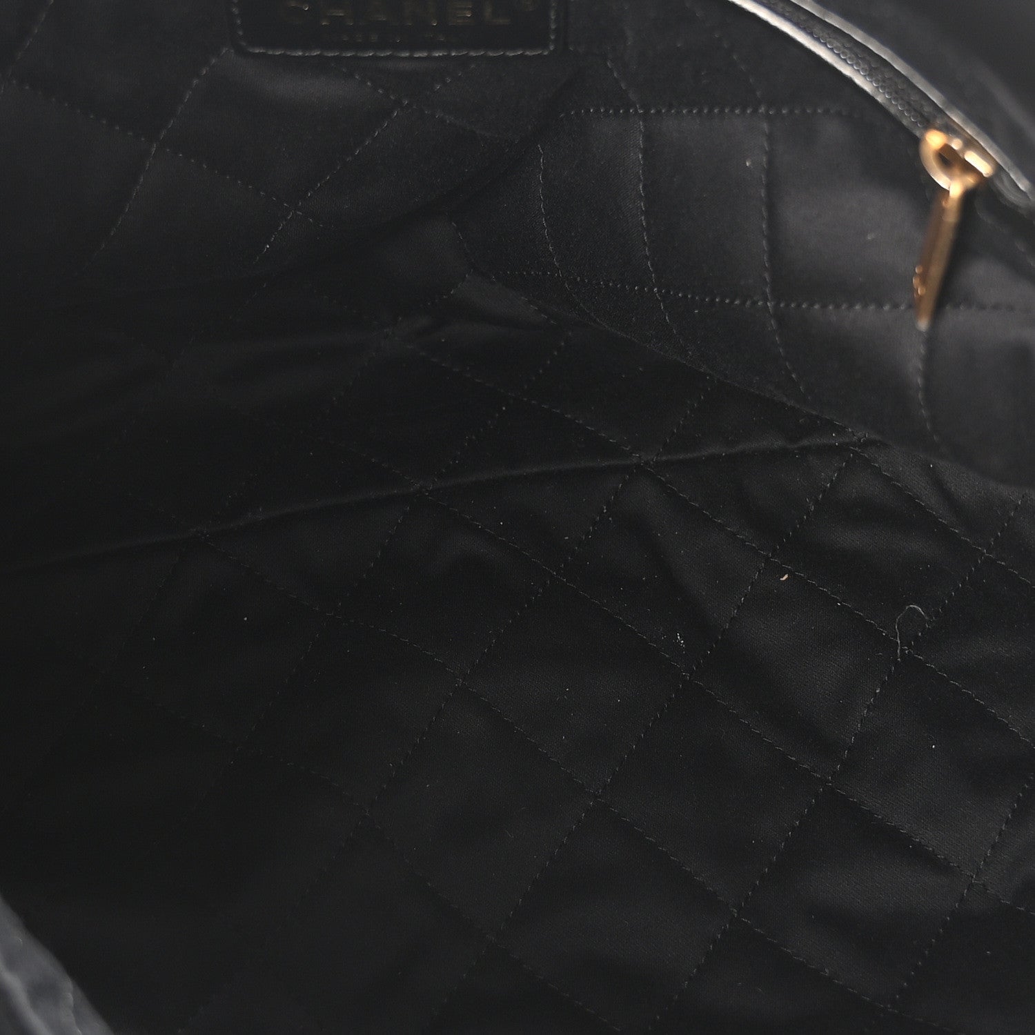 Chanel Shiny Calfskin Quilted Small Chanel 22 Black 5 of 12