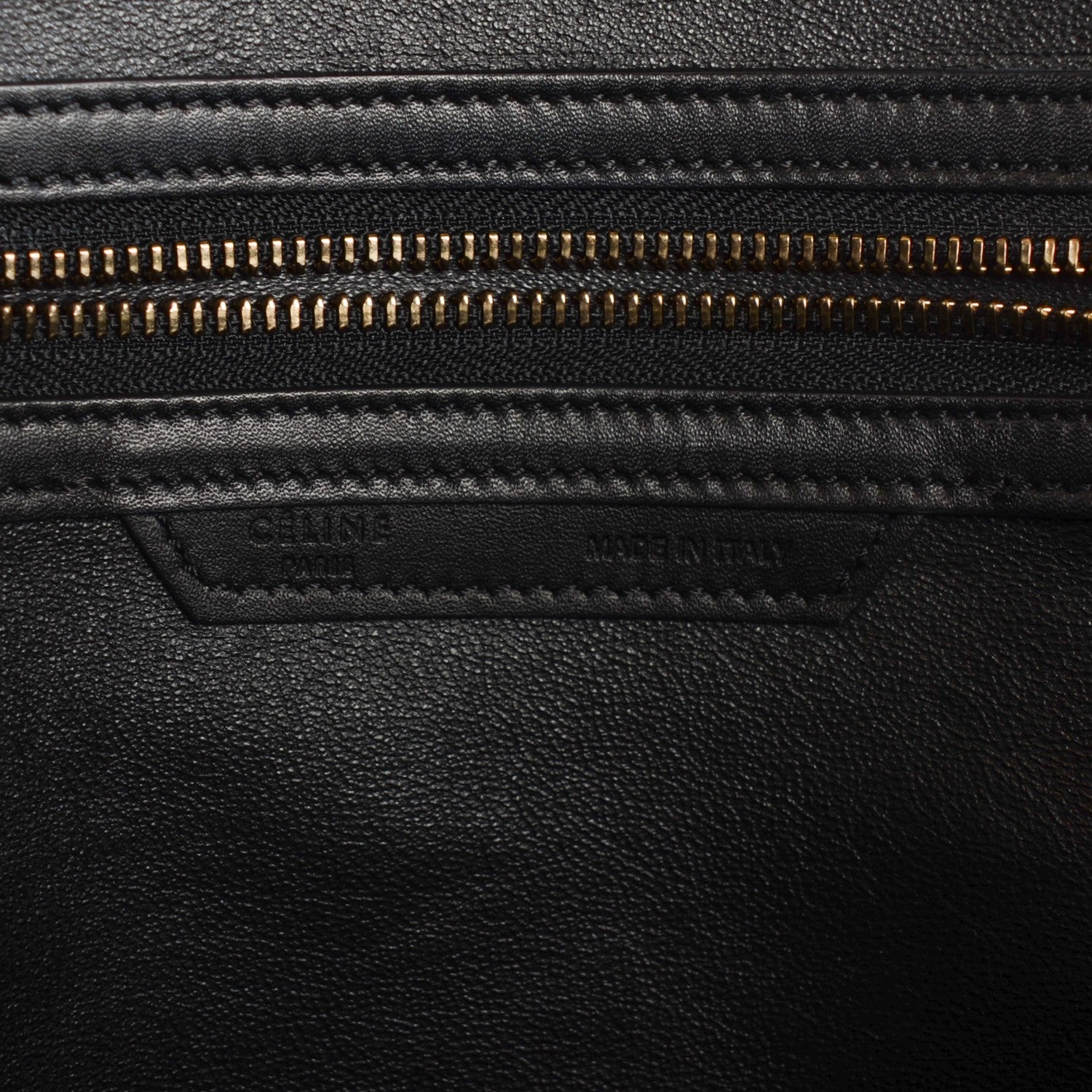 Celine Smooth Calfskin Mini Luggage Black 7 of 8