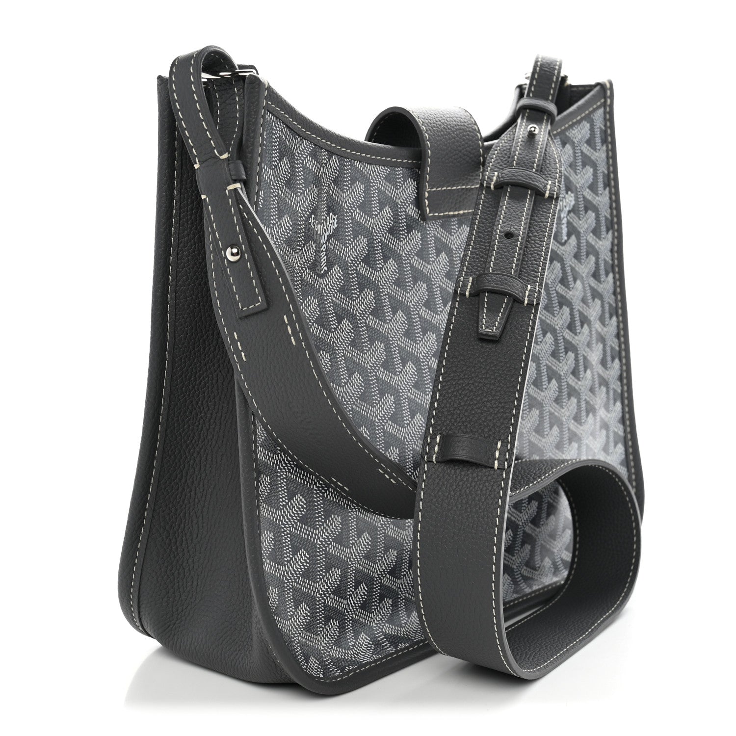 Goyard Goyardine Musette PM Bag Grey 3 of 9