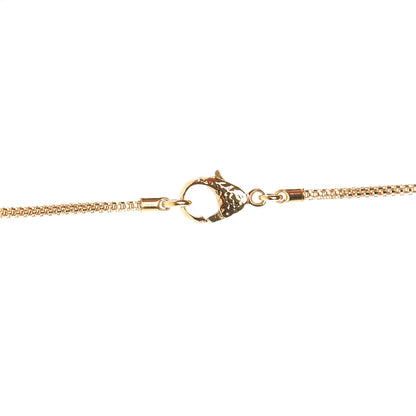 Chanel Resin Along The Nile CC Pendant Necklace Gold Black 4 of 5