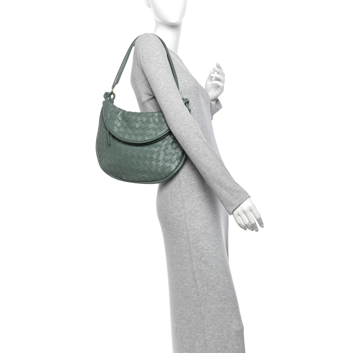 Bottega Veneta Nappa Intrecciato Medium Gemelli Aloe 2 of 12
