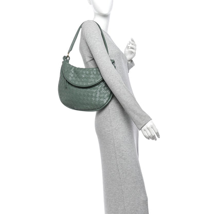 Bottega Veneta Nappa Intrecciato Medium Gemelli Aloe 2 of 12